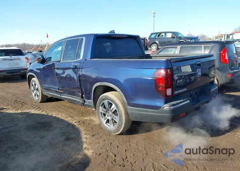 2017 Honda Ridgeline Rtl-T from USA, damaged, VIN 5FPYK3F68HB019958